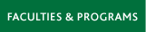 Faculties & Programs