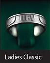 UFV Ladies Classic Ring Silver