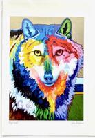 Big Wolf Art Card